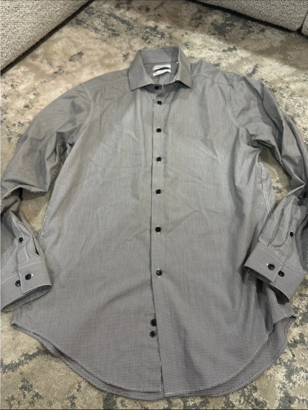 Calvin Klein Men's Check Dress Shirt